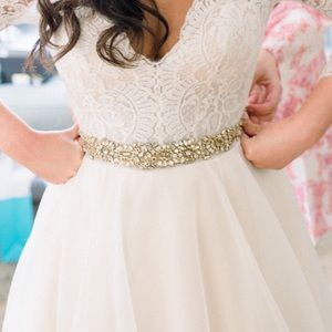 Champagne Colored Wedding belt